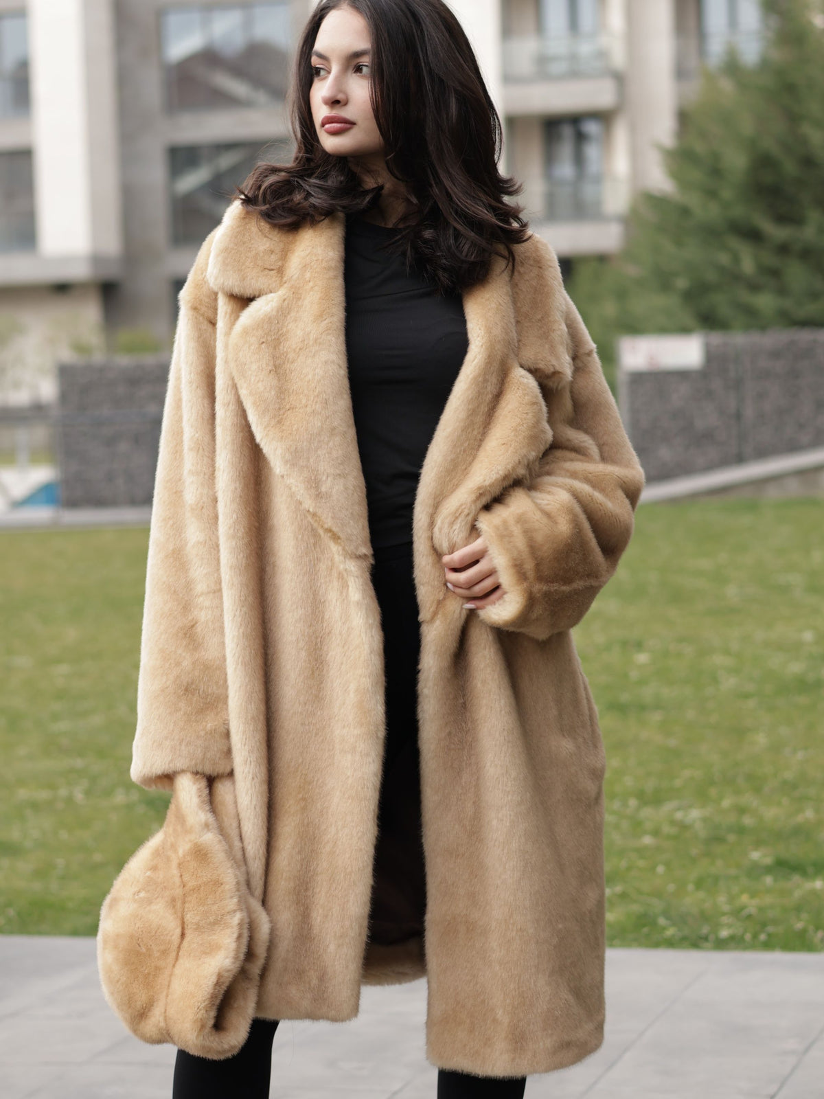 Coat - Mink Onyx