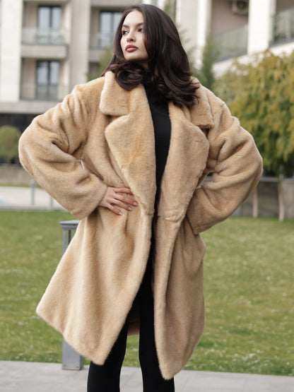 Coat - Mink Onyx