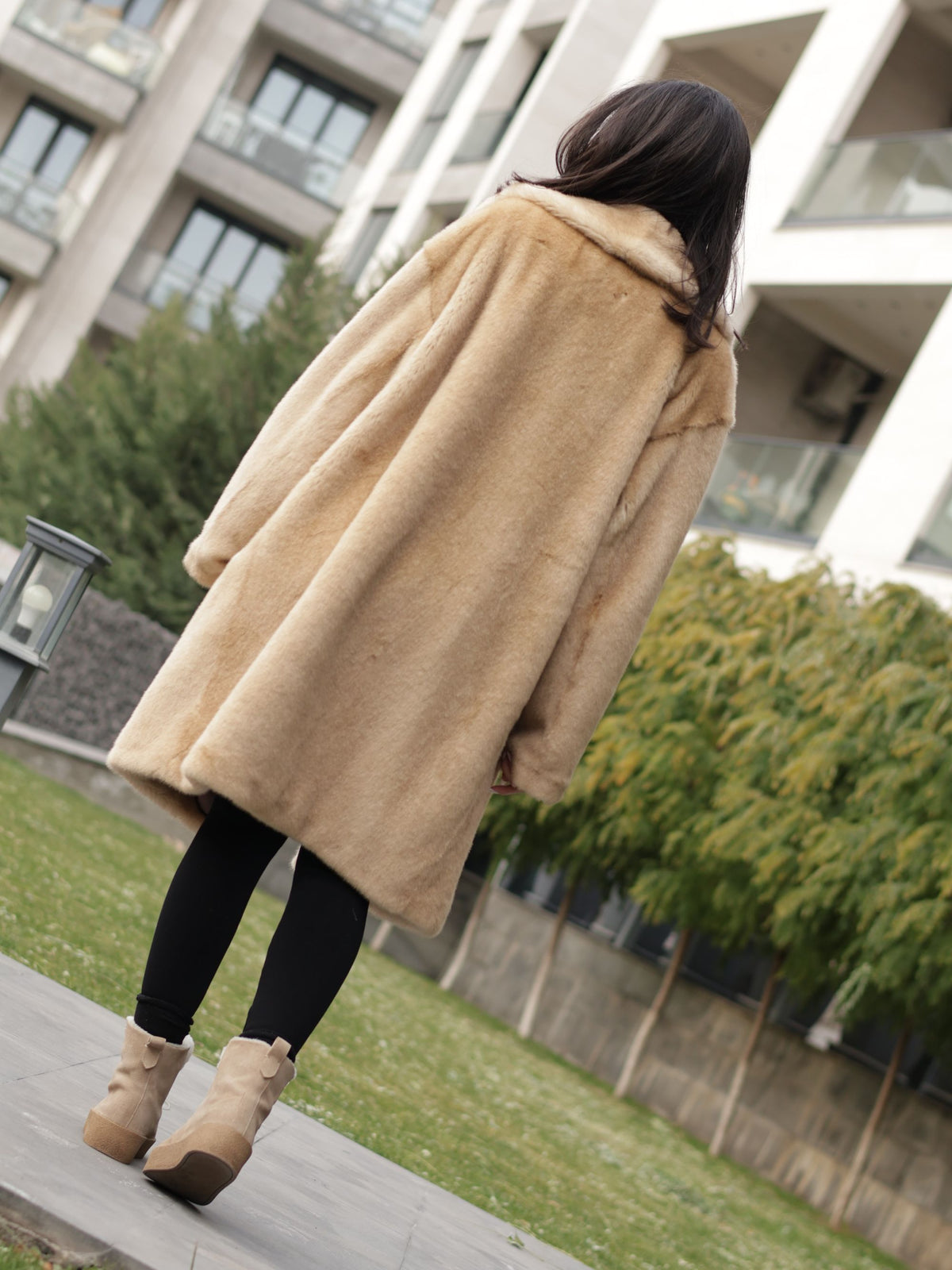 Coat - Mink Onyx