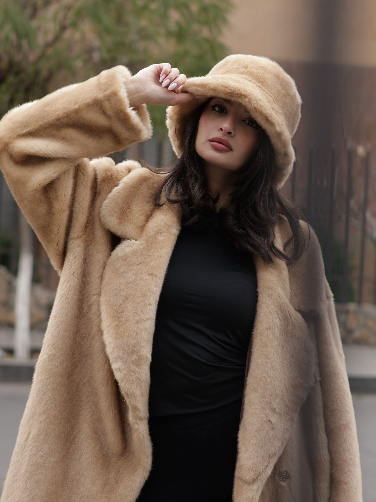 Coat - Mink Onyx