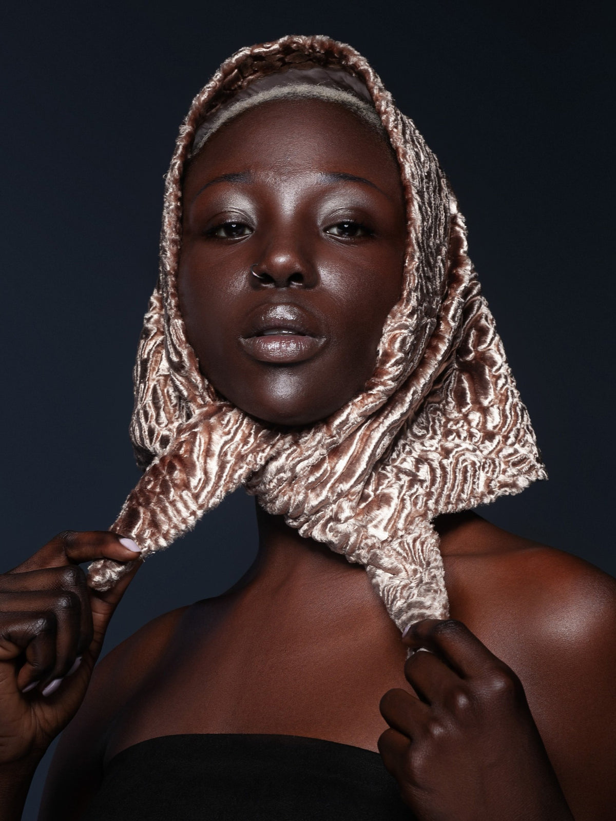 Kerchief - Astrakhan Onyx