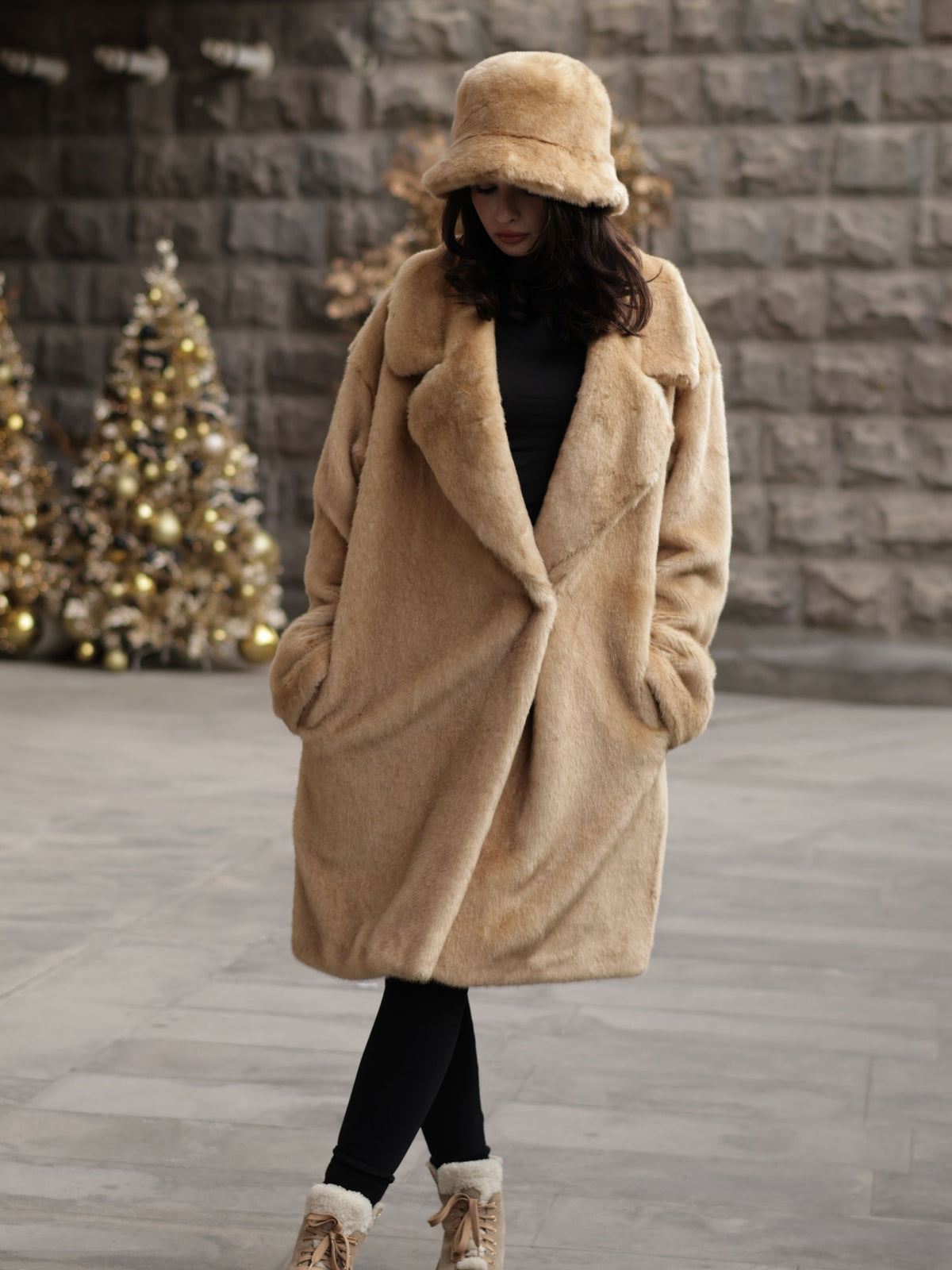 Coat - Mink Onyx