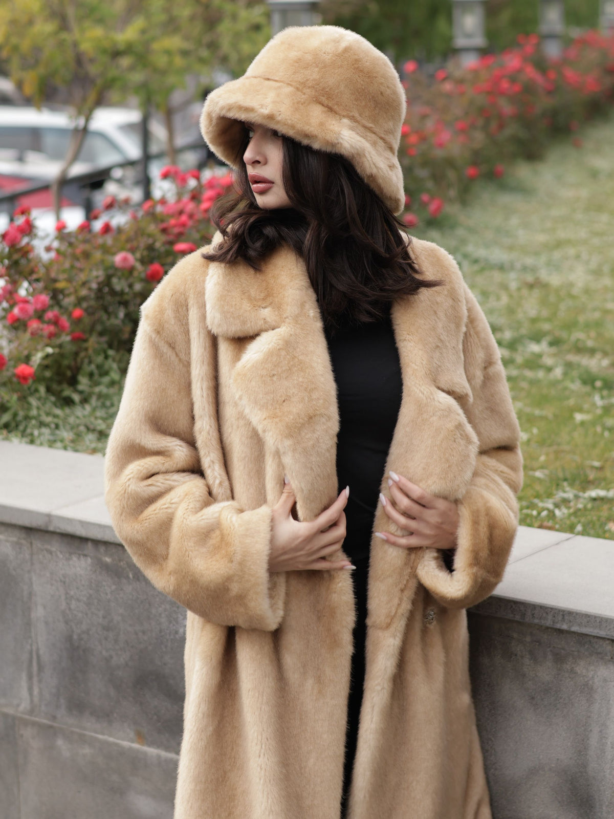Coat - Mink Onyx