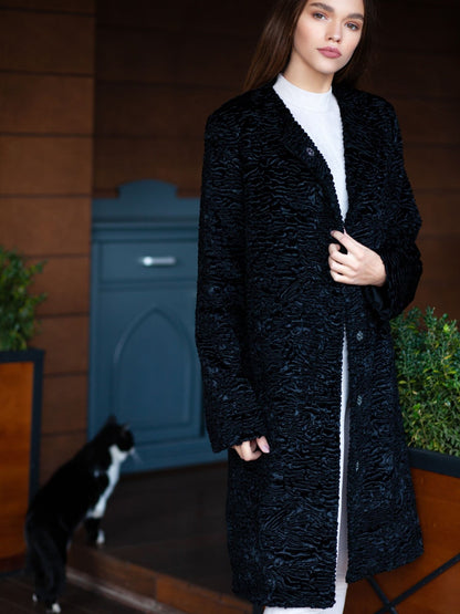 Luxury Fur
Luxury Coat
Women Coats
Luxury Gift
Black Women Coat
Fall Women Outwear
Long Black Coat
Classic Black Coat
Fake Karakul Coat
French Style Coat
Fall Winter Coats
Straight Jackets
Maxmara Style Coats