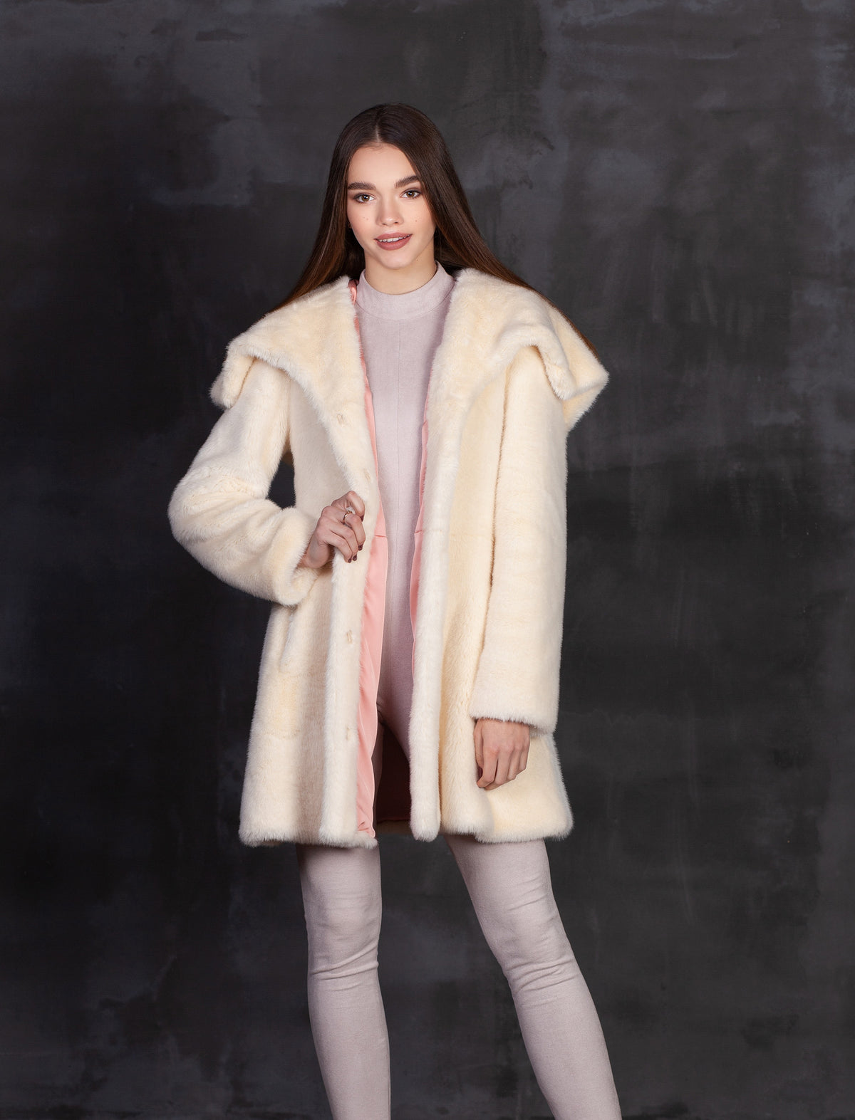 Coat - Mink Pearl