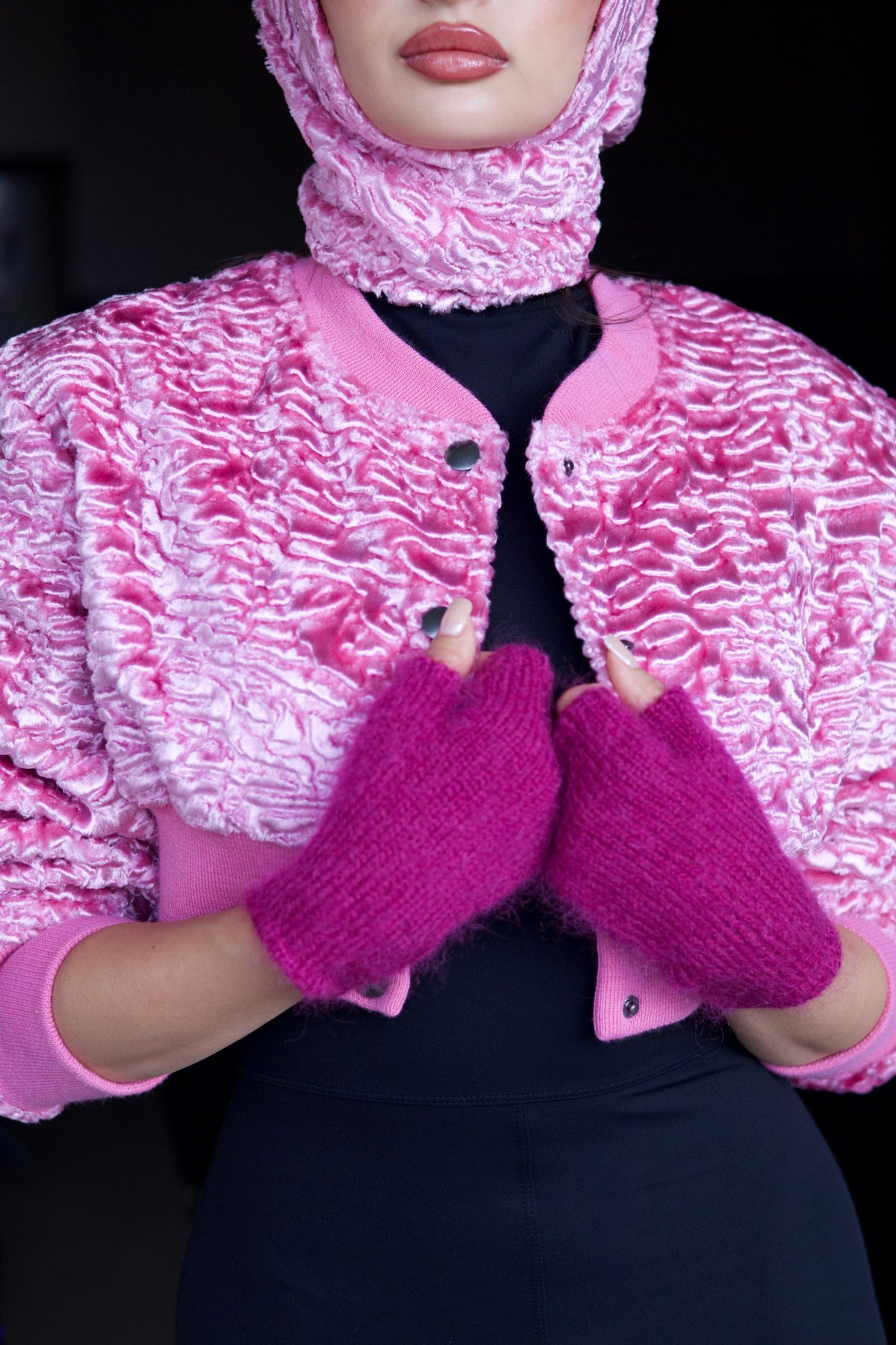Mittens - Mohair Lilac
