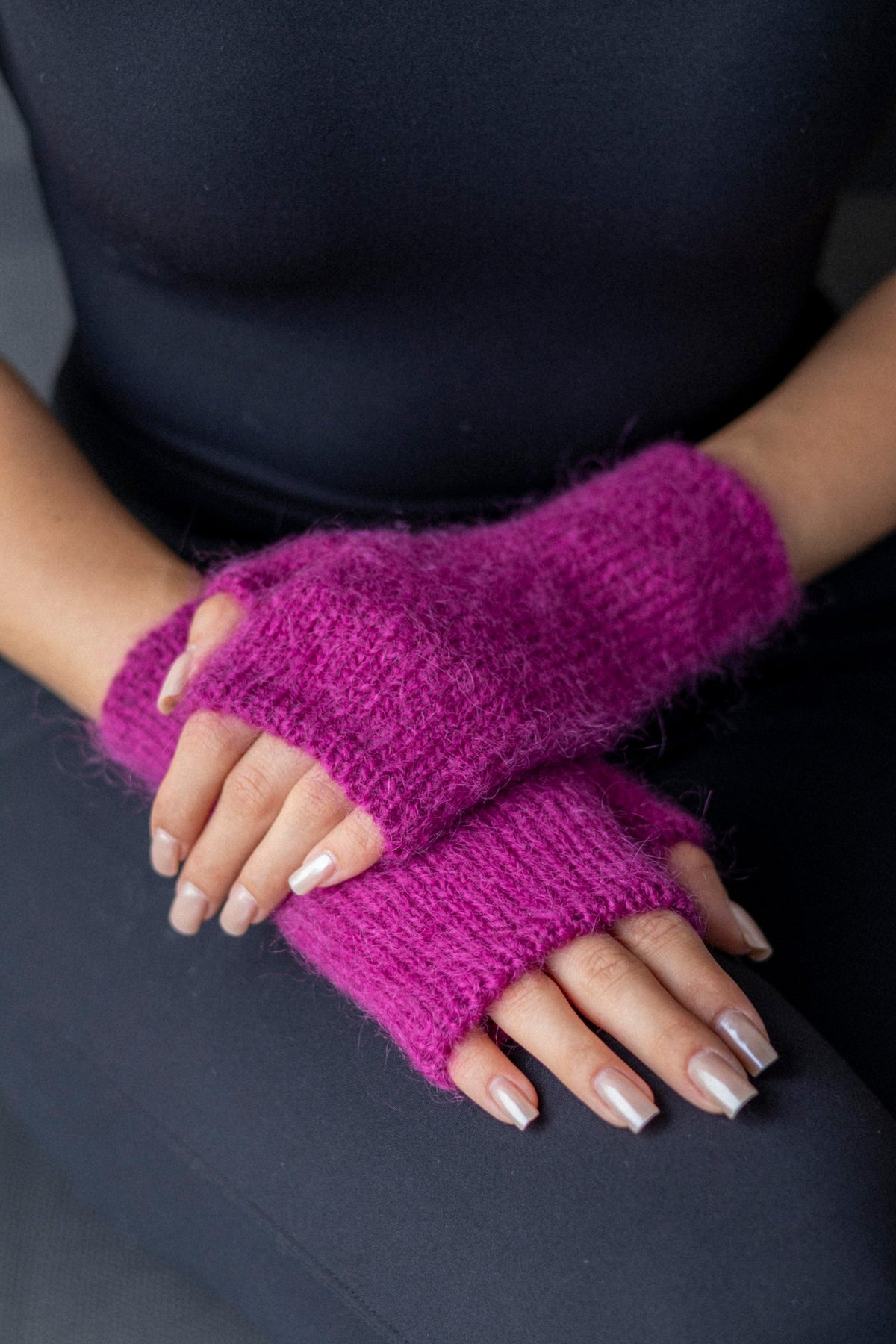 Mittens - Mohair Lilac