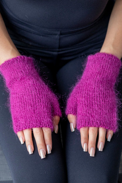 Mittens - Mohair Lilac
