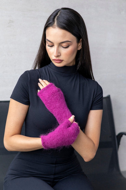 Mittens - Mohair Lilac