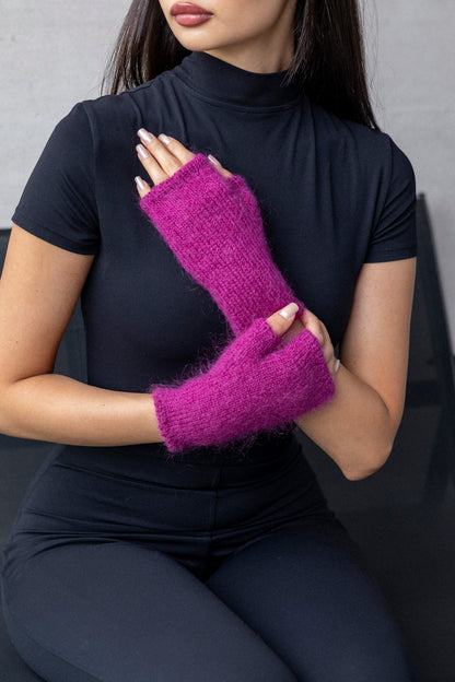 Mittens - Mohair Lilac
