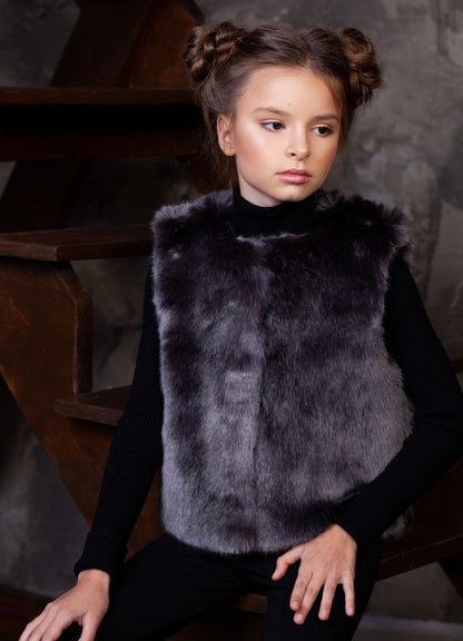 Girl Fur Vests
Eco Fur Kids Vest
Fur Kids Vest
Luxury Kids Vest
Winter Kids Vest
Furry Kids Vest
Gray Kids Coat
Girls Gray Fur Vest
Sable Kids Vest
Graphite Kids Vest
Teen's Soft Vest
Winter Vest For Teen
Girl's Fur Vests
