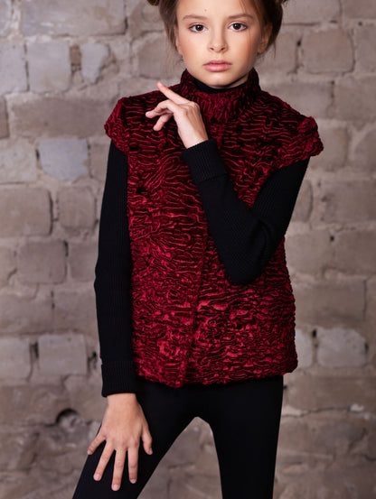 Girl Fur Vests
Eco Fur Kids Vest
Fur Kids Vest
Luxury Kids Vest
Winter Kids Vest
Faux Fur Kids Vest
Girl Fur Vest
Red Kids Coat
Astrakhan Girls Vest
Burgundy Kids Vest
Red Dark Girls Vest
Daughter's Present
Teen Red Fur Vest