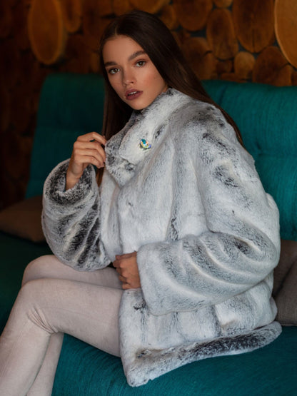 Tissavel
Fur Coat
Luxury Fur
Luxury Coat
Women Coats
Luxury Gift
Bright Winter Coat
Snowy Fur Coat
Fluffy Fur Coat
Faux Fur Chinchilla
Chinchilla Coats
Silver Fur Coat
Women's Warm Coats