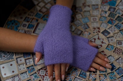 Mittens - Mohair Lavender