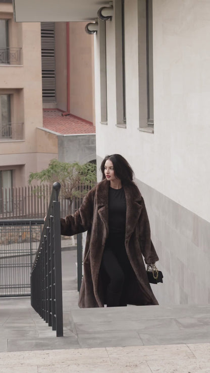 Coat - Mink Cappuccino