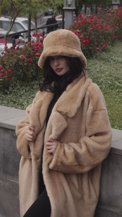 Coat - Mink Onyx